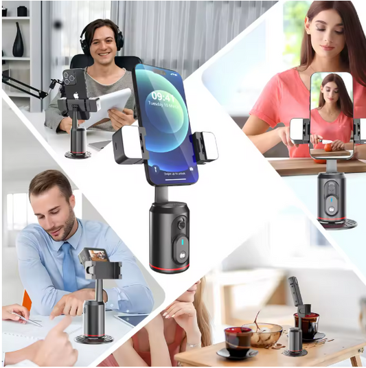 AI Live Video Tracking Gimbal Stabilizer 360°